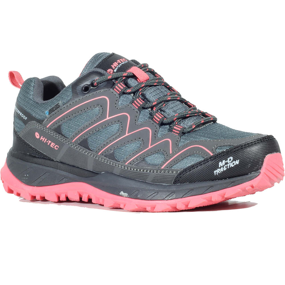 Hi Tec zapatilla trekking mujer LANDER LOW WATERPROOF lateral interior