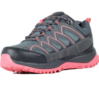 Hi Tec zapatilla trekking mujer LANDER LOW WATERPROOF vista trasera