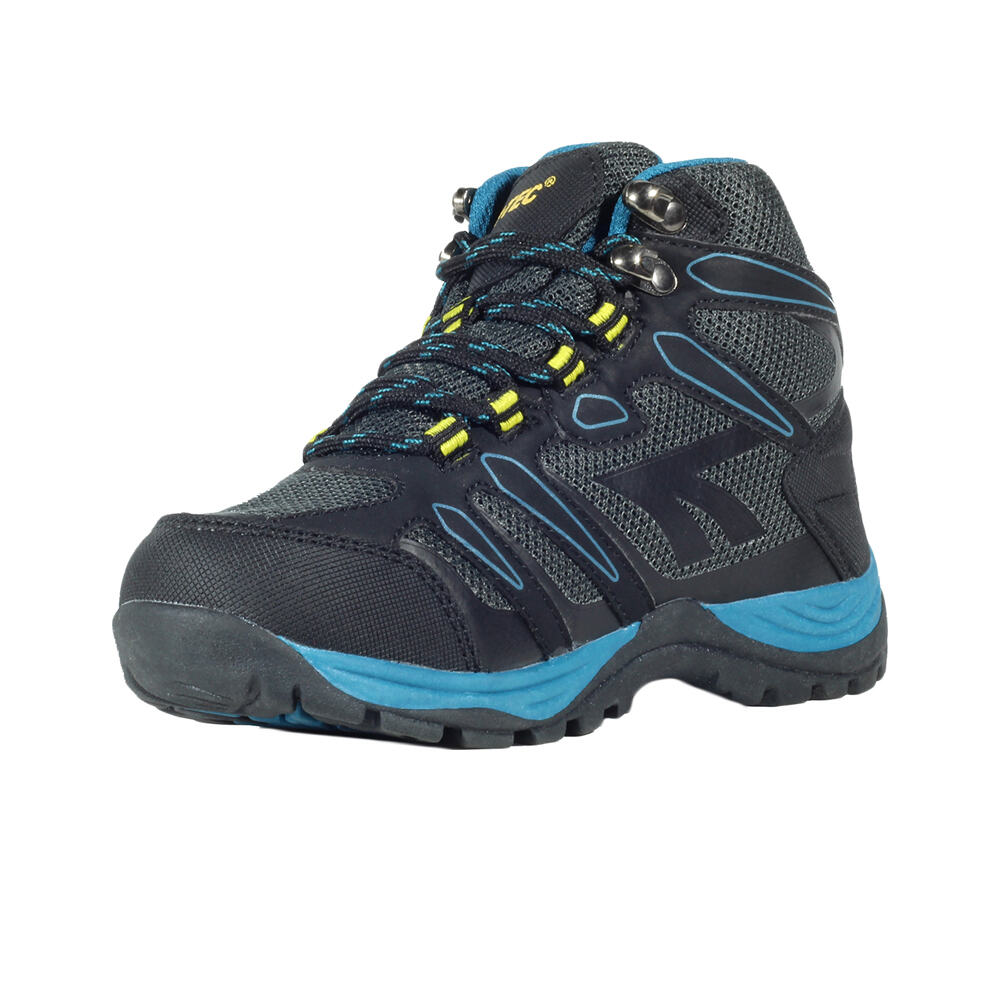 Hi Tec bota trekking niño MUFLON MID WATERPROOF vista trasera