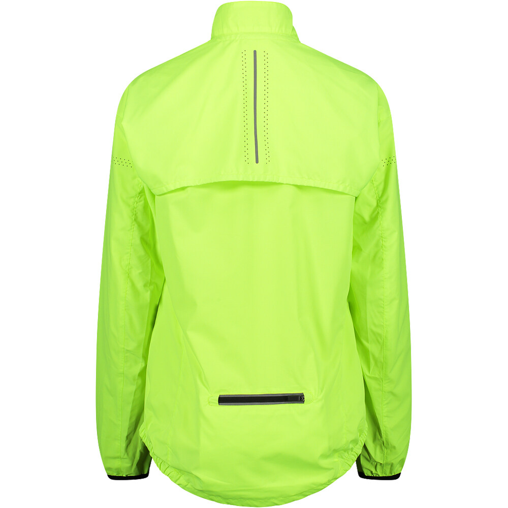 Cmp cortavientos ciclismo mujer WOMAN JACKET WITH DETACHABLE SLEEVES vista trasera