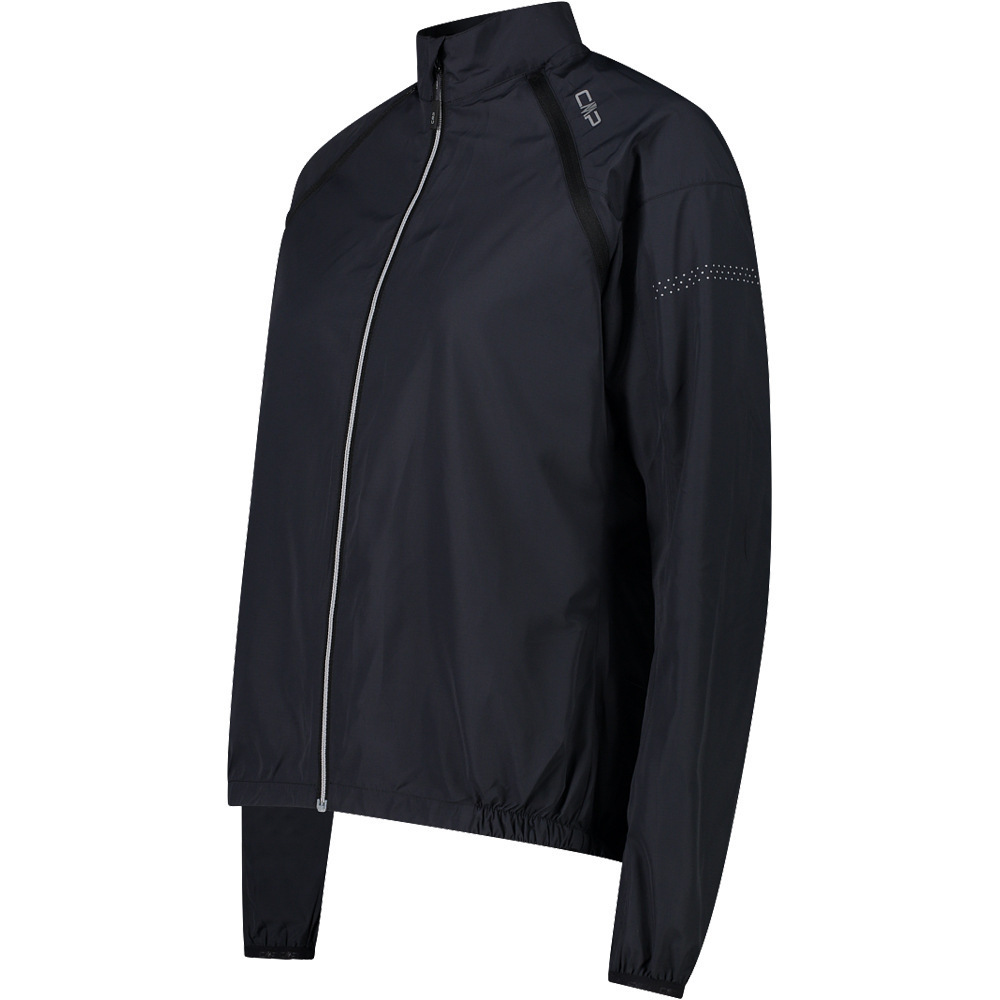 Cmp cortavientos ciclismo mujer WOMAN JACKET WITH DETACHABLE SLEEVES vista detalle