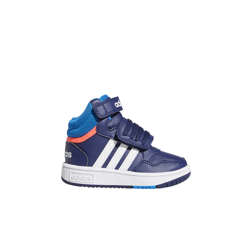 adidas zapatilla multideporte bebe Hoops 3.0 Mid lateral exterior