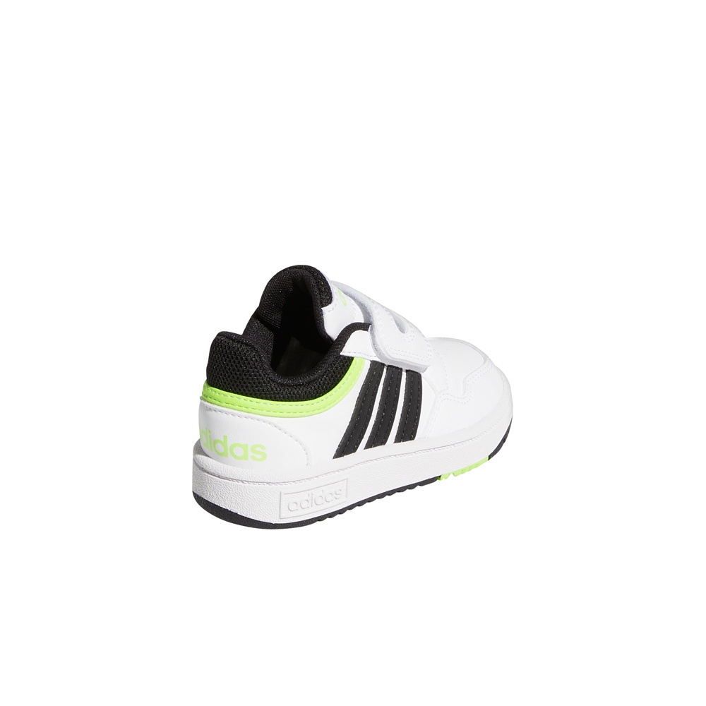 adidas zapatilla multideporte bebe Hoops 3.0 Mid vista trasera