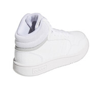 adidas zapatilla moda niño Hoops 3.0 Mid vista trasera