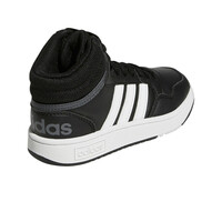 adidas zapatilla moda niño Hoops 3.0 Mid vista trasera