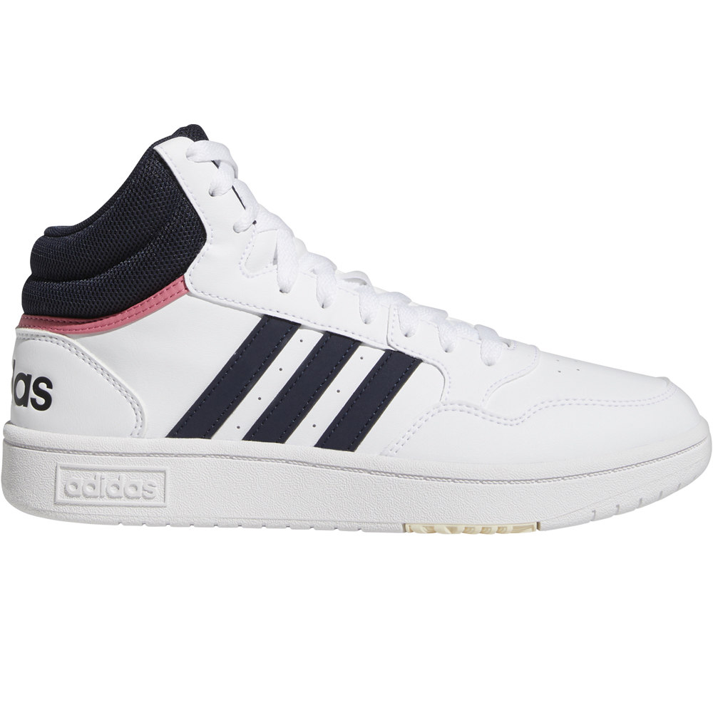 adidas zapatilla moda mujer Hoops 3.0 Mid Classic lateral exterior