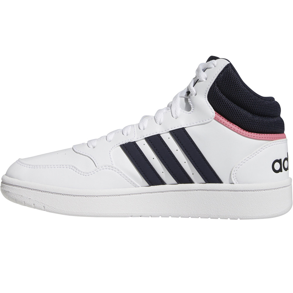 adidas zapatilla moda mujer Hoops 3.0 Mid Classic lateral interior