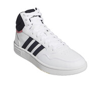 adidas zapatilla moda mujer Hoops 3.0 Mid Classic vista superior