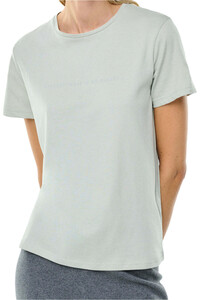 Ecoalf camiseta manga corta mujer OROVEALF T-SHIRT vista frontal