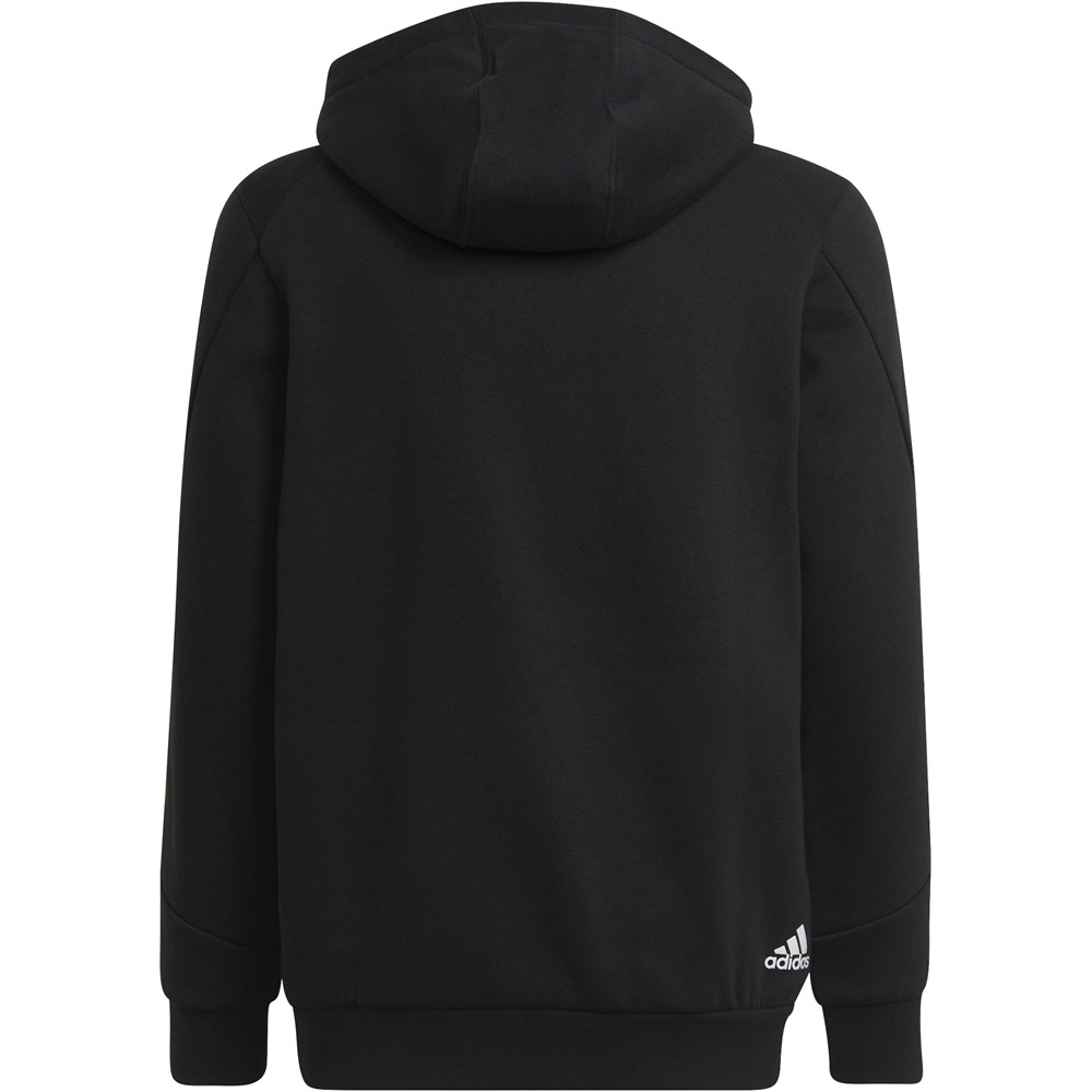 adidas sudadera niño U 3 BAR FL HD vista trasera