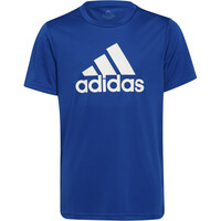 adidas camiseta manga corta niño Designed To Move Big Logo vista frontal