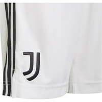 adidas pantalones fútbol oficiales niño JUVENTUS 22 H SHO Y vista detalle