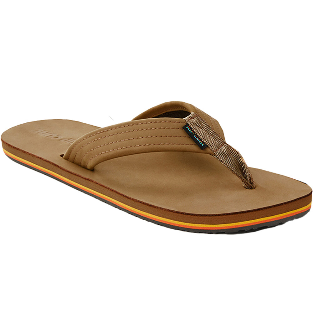 Rip Curl chanclas hombre REVIVAL LEATHER OPEN TOE lateral exterior