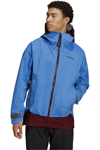 adidas chaqueta impermeable hombre Terrex MYSHELTER GORE-TEX Active vista frontal