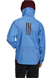 adidas chaqueta impermeable hombre Terrex MYSHELTER GORE-TEX Active vista trasera