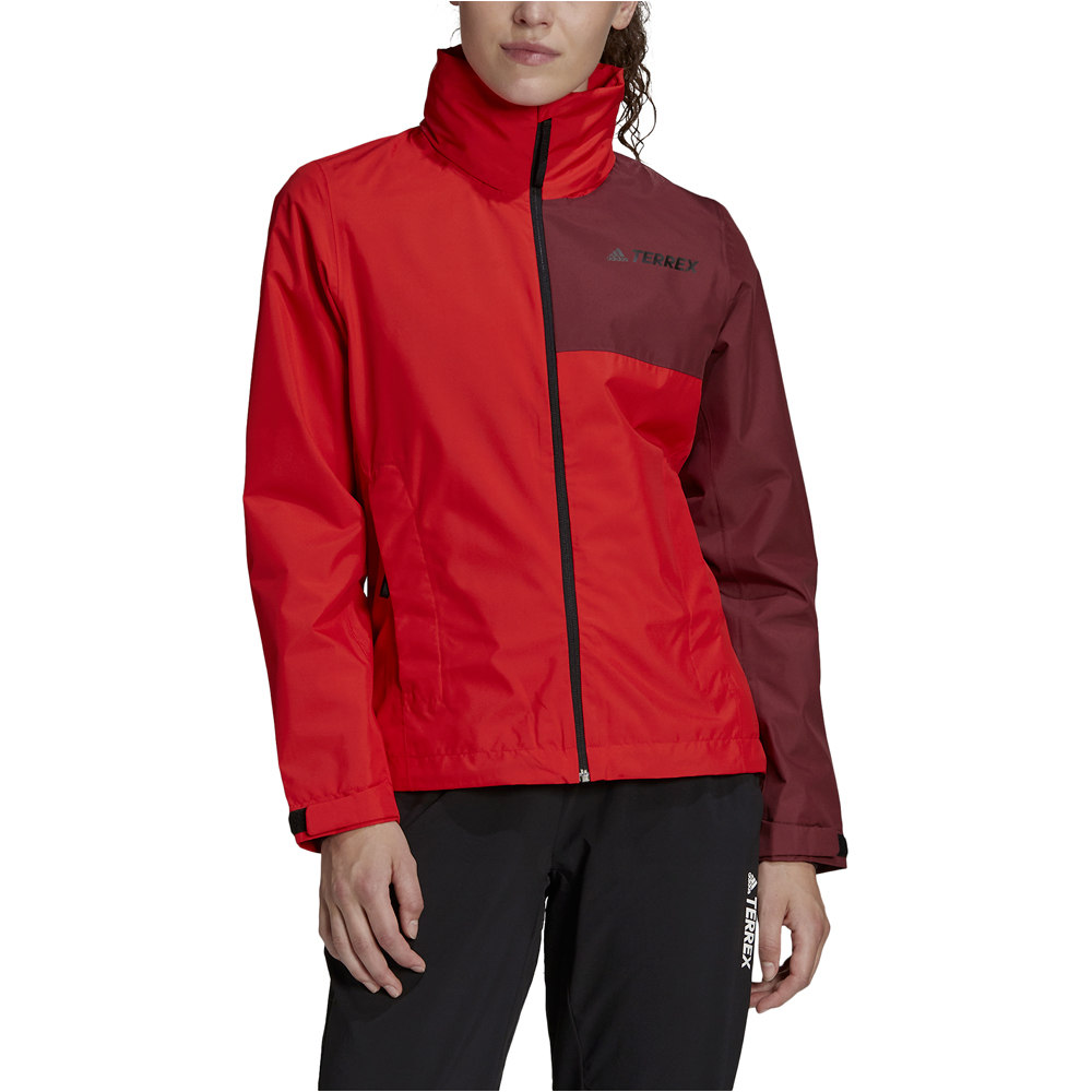 adidas chaqueta impermeable mujer Terrex Multi RAIN.RDY Primegreen Two-Layer (impermeable) vista detalle