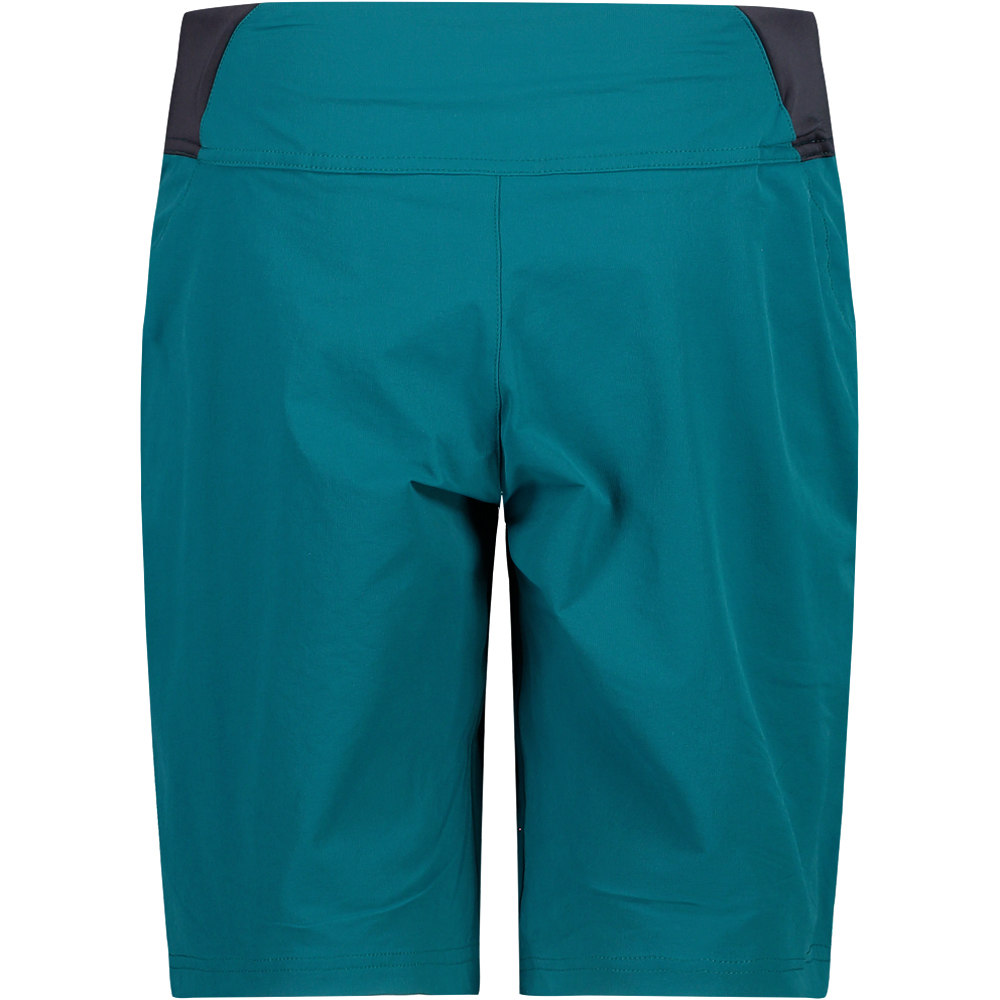 Cmp pantalón corto montaña mujer WOMAN BERMUDA vista trasera