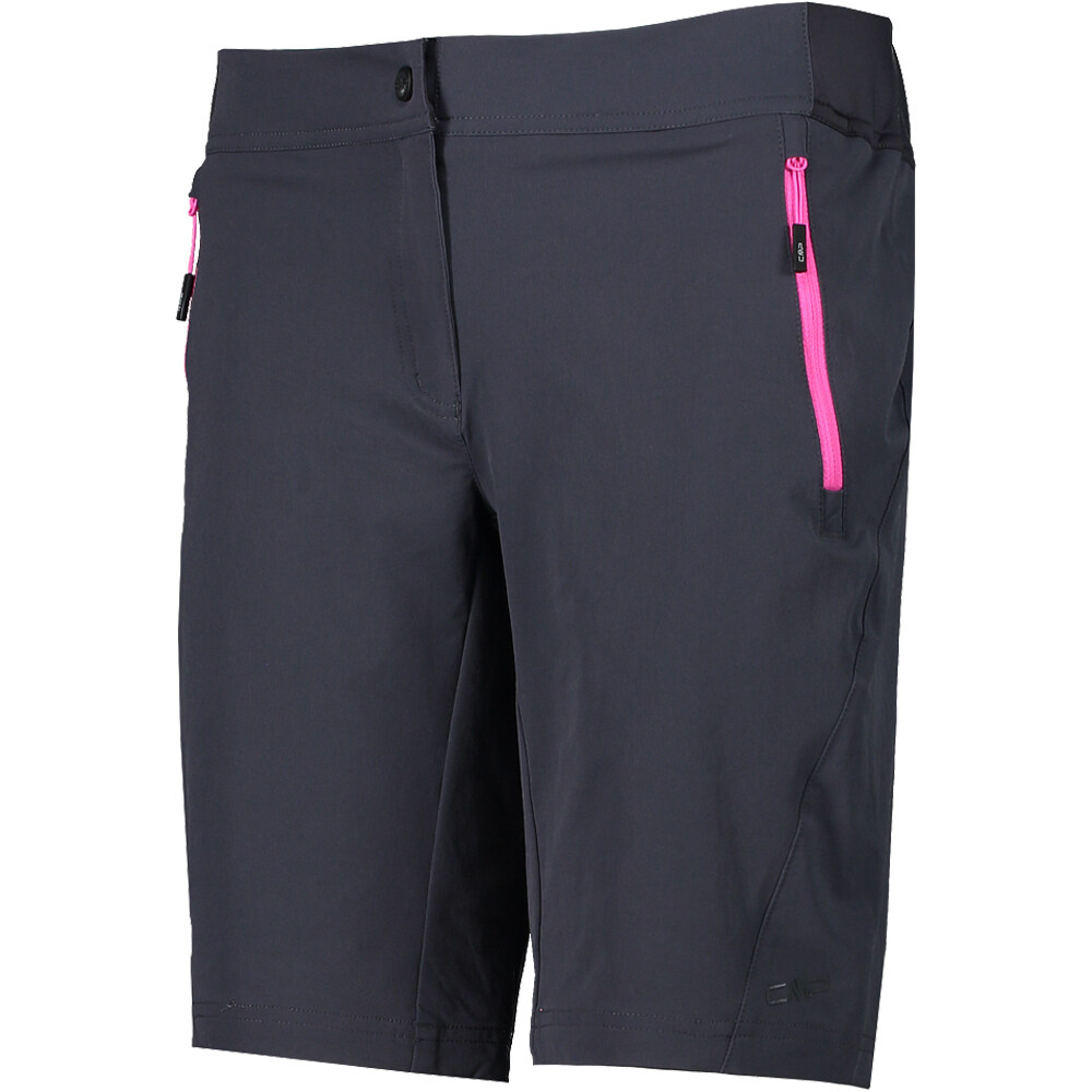 Cmp pantalón corto montaña mujer WOMAN BERMUDA vista trasera