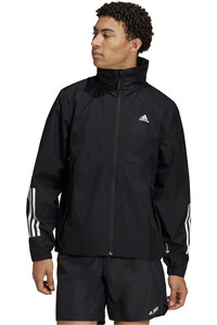 adidas chubasquero hombre BSC 3 bandas RAIN.RDY vista frontal