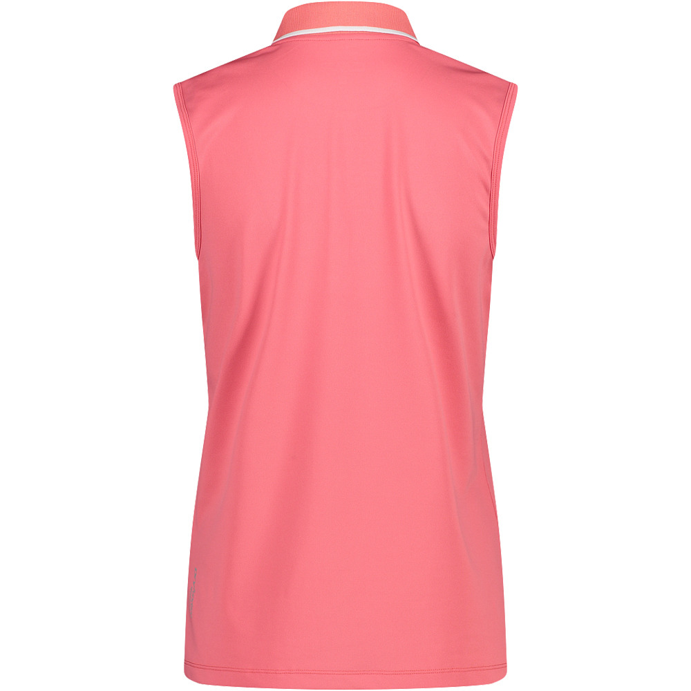 Cmp camiseta tirantes WOMAN POLO SLEEVELESS vista trasera