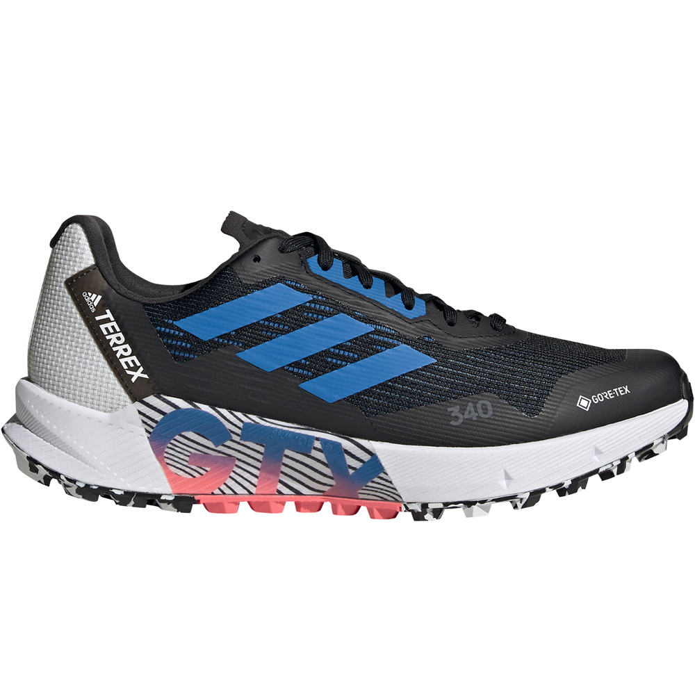 adidas zapatillas trail hombre Terrex Agravic Flow 2.0 GORE-TEX Trail Running lateral exterior