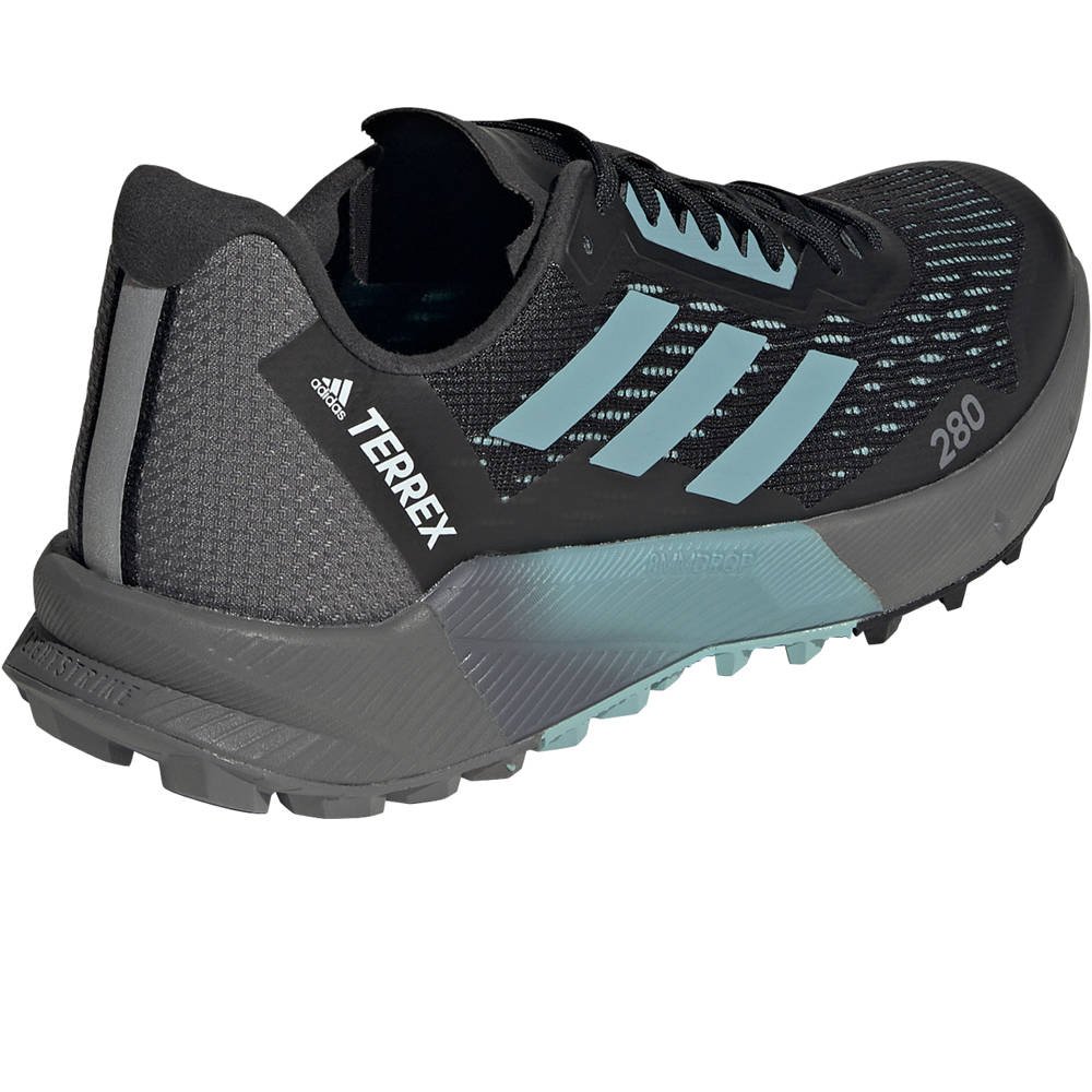 adidas zapatillas trail mujer Terrex Agravic Flow 2.0 Trail Running vista trasera