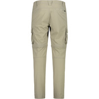 Cmp pantalón montaña hombre MAN ZIP OFF PANT vista trasera