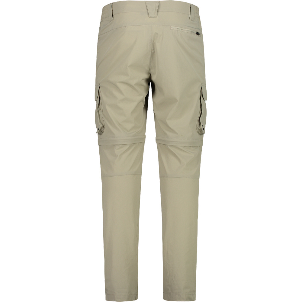 Cmp pantalón montaña hombre MAN ZIP OFF PANT vista trasera