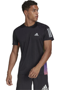 adidas camiseta técnica manga corta hombre OWN THE RUN TEE vista frontal