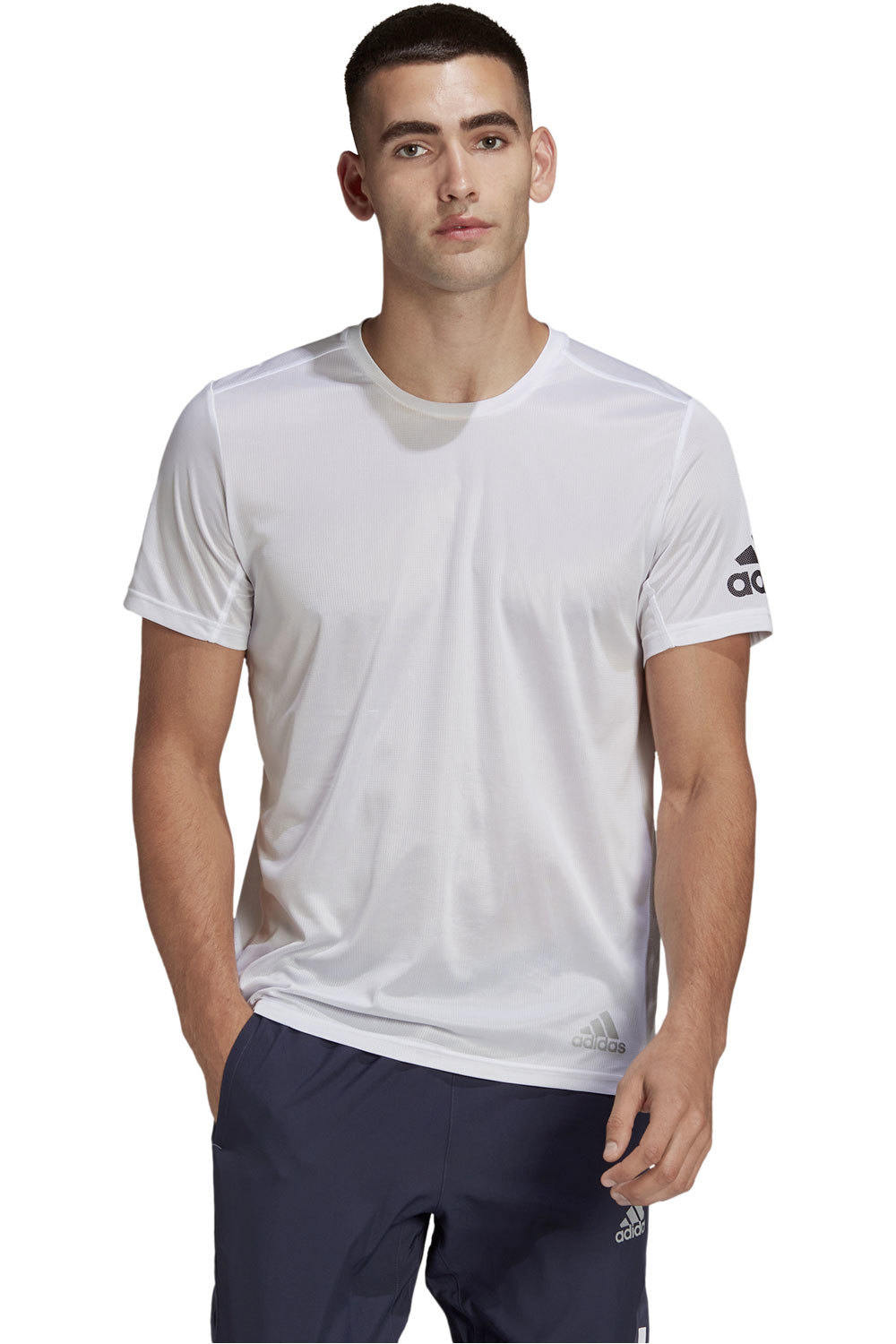 adidas camiseta técnica manga corta hombre Run It vista frontal