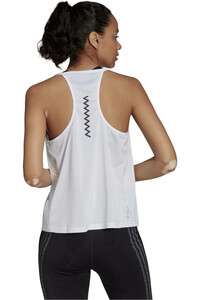 adidas camiseta técnica tirantes mujer Parley Run Fast Running (sin mangas) vista trasera