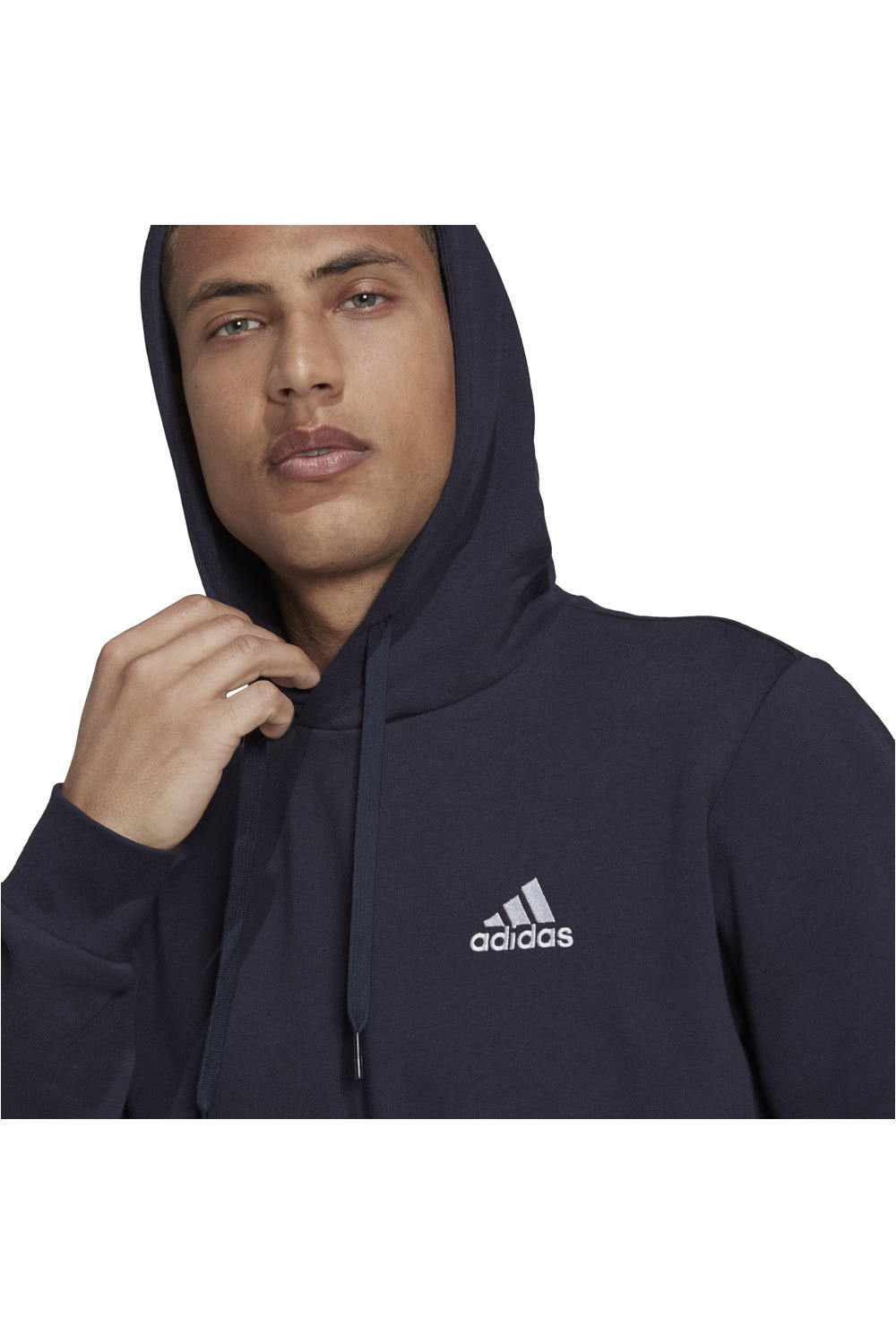 adidas sudadera hombre Essentials Fleece vista detalle