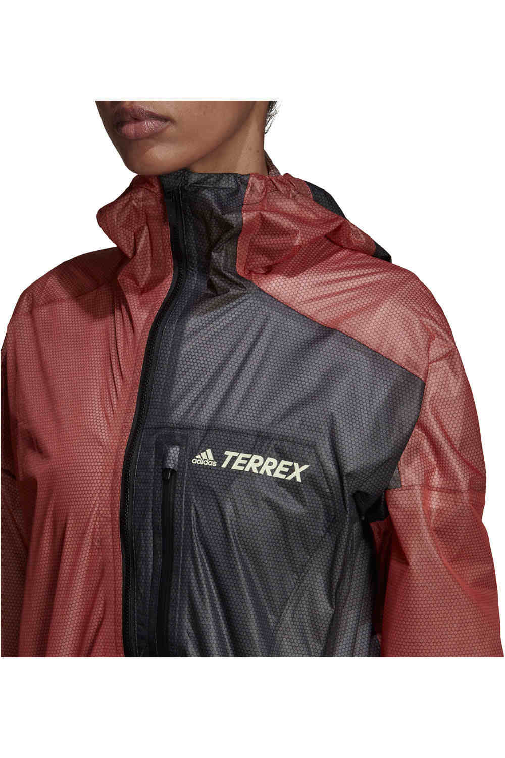 adidas CHAQUETA TRAIL RUNNING MUJER Terrex Agravic 2.5-Layer (impermeable) 03