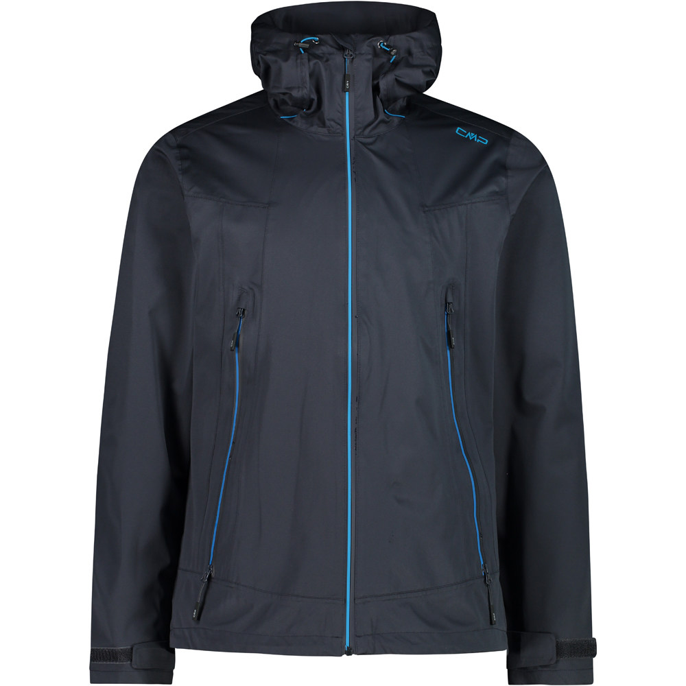 Cmp man jacket fix hood chaqueta impermeable hombre · Negro