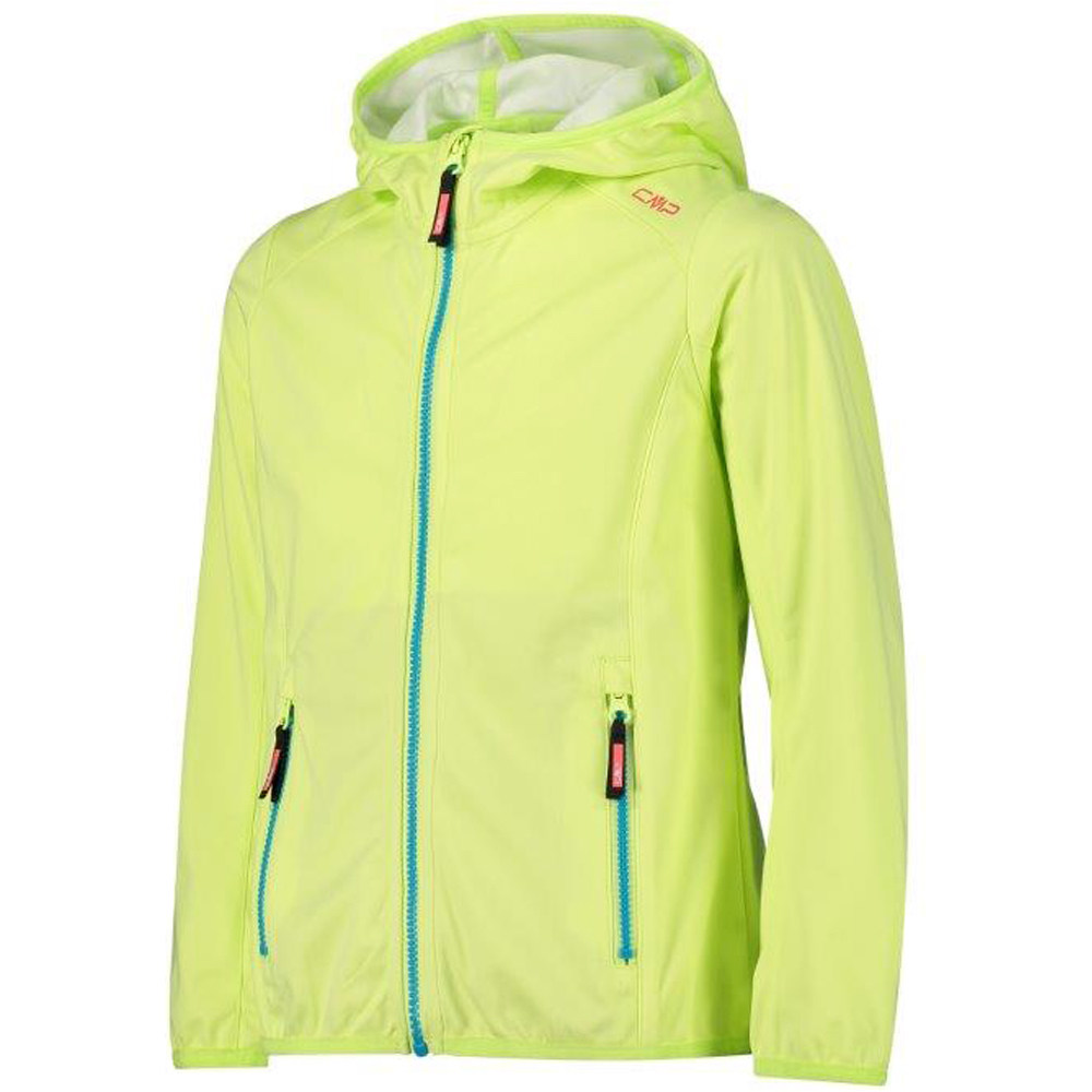 Cmp chaqueta softshell niño KID G JACKET FIX HOOD vista detalle