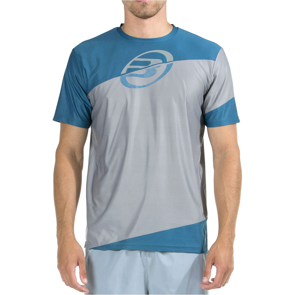 Bullpadel camiseta tenis manga corta hombre CALOTO vista frontal