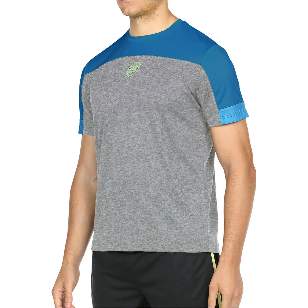 Bullpadel camiseta tenis manga corta hombre CRAVO vista frontal