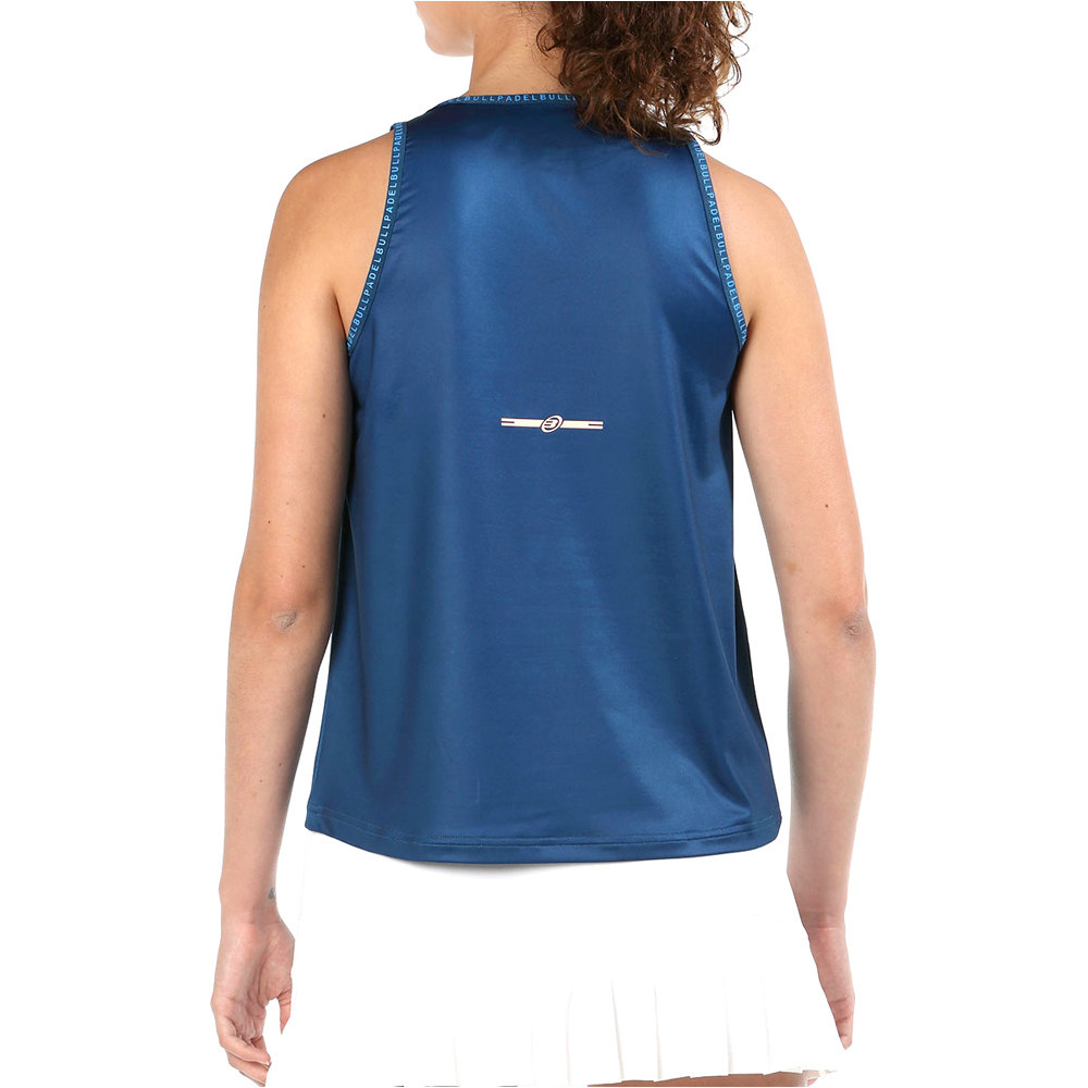 Bullpadel camiseta tenis manga corta mujer EULARI vista trasera