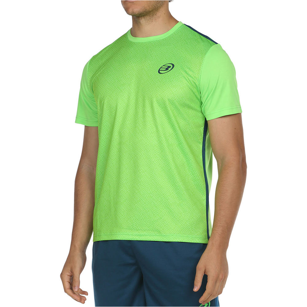 Bullpadel camiseta tenis manga corta hombre CAUCASI vista detalle