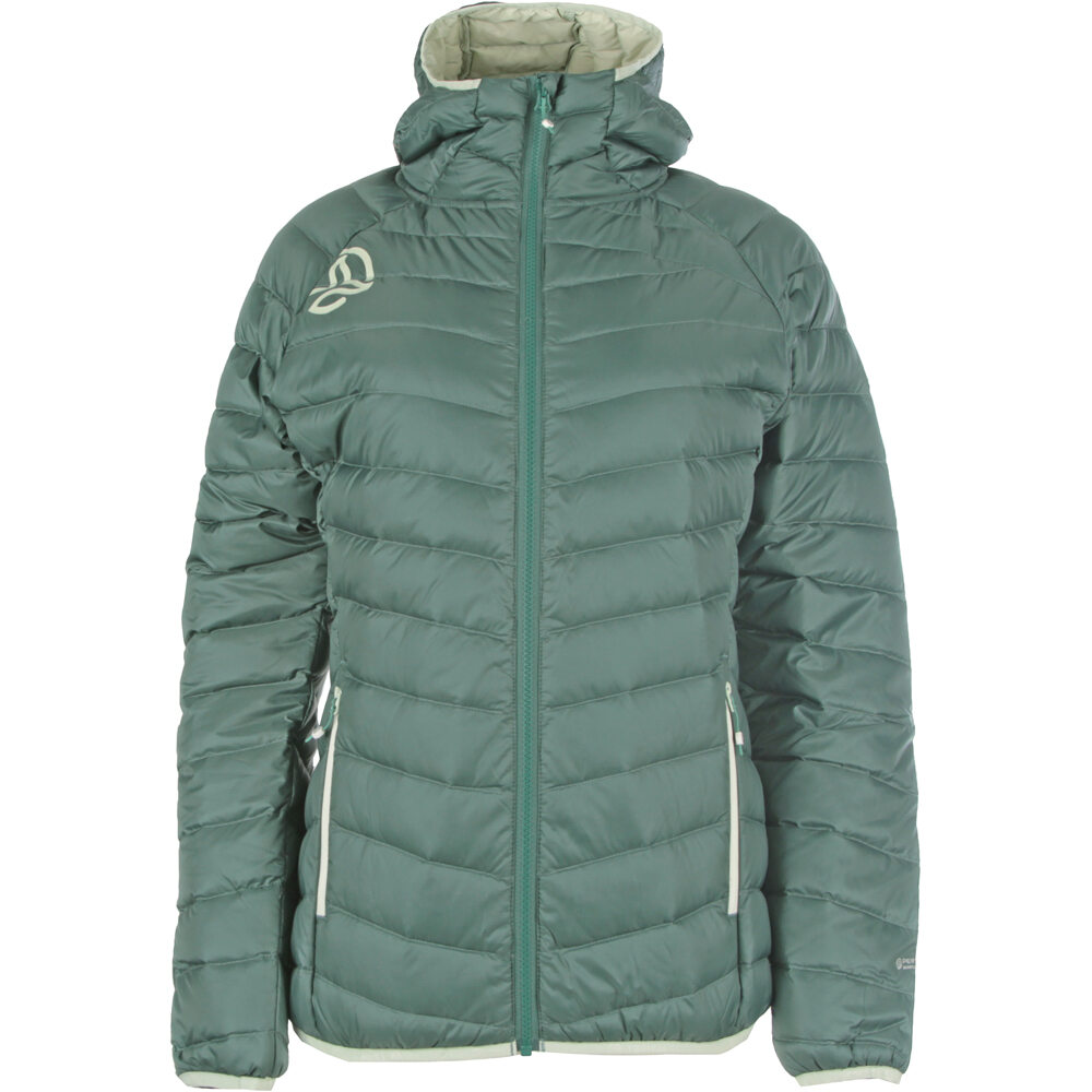 Down fww chaqueta outdoor mujer Verde (XS)