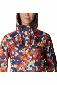 Columbia CHAQUETA TRAIL RUNNING MUJER Challenger Windbreaker vista trasera