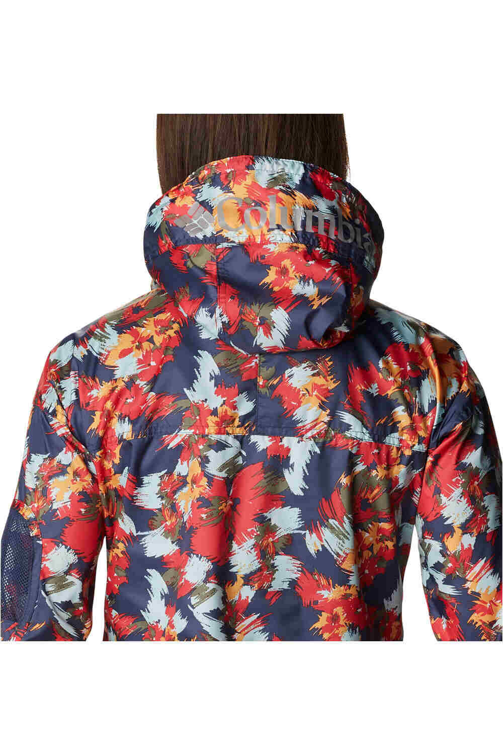 Columbia CHAQUETA TRAIL RUNNING MUJER Challenger Windbreaker vista detalle