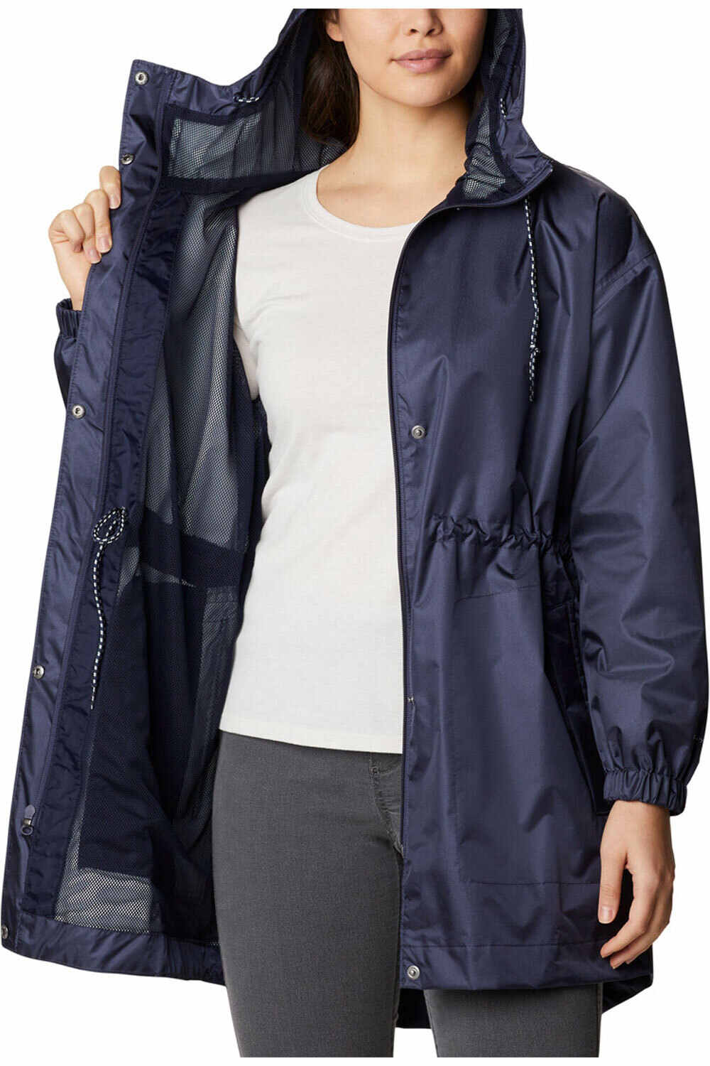 Columbia CHAQUETA TRAIL RUNNING MUJER Splash Side Jacket vista detalle