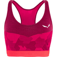 Salewa body running mujer CRISTALLO WARM AMR WSPORT TOP. vista frontal