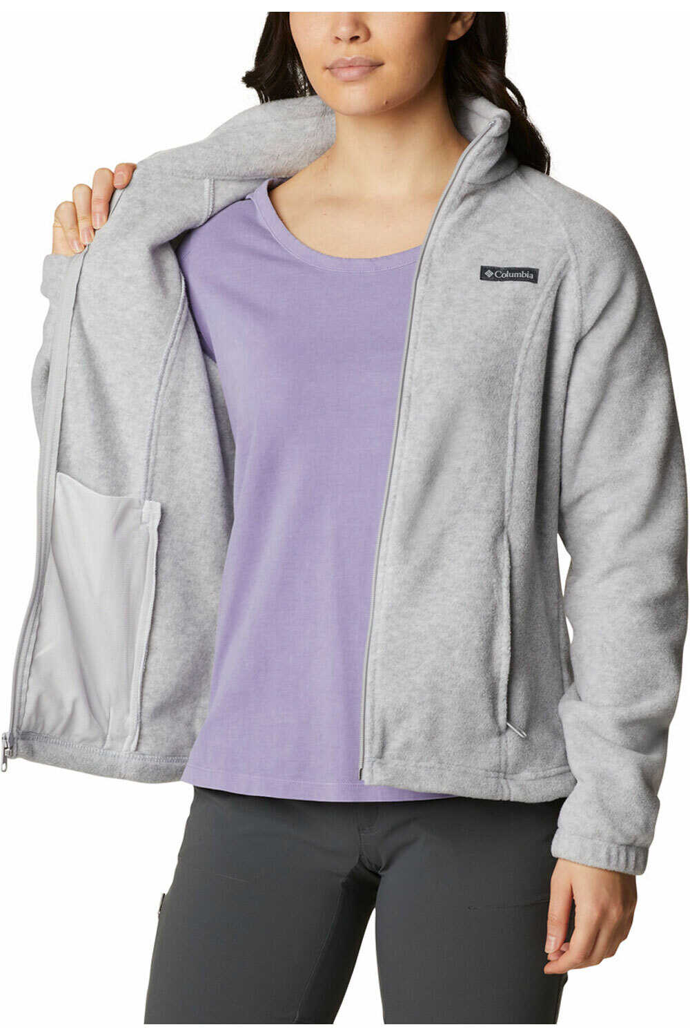 Columbia forro polar mujer Benton Springs Full Zip vista detalle