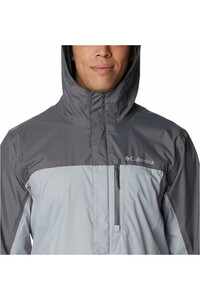 Columbia chaqueta impermeable hombre Pouring Adventure II Jacket vista trasera