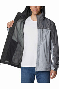 Columbia chaqueta impermeable hombre Pouring Adventure II Jacket vista detalle