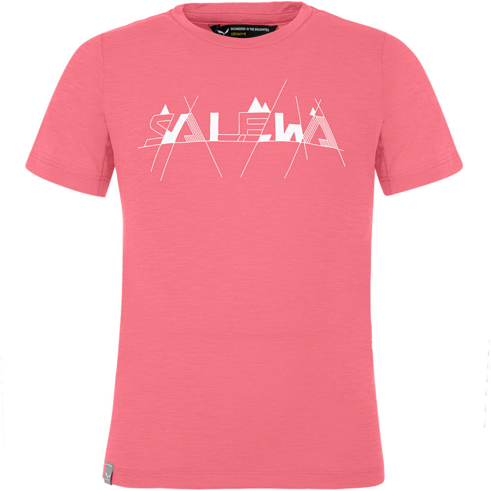 Salewa camiseta montaña manga corta niño GRAPHIC DRY K S/S TEE vista frontal