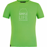 Salewa camiseta montaña manga corta niño SIMPLE LIFE DRY K S/S TEE vista frontal