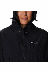 Columbia chaqueta softshell mujer Paracutie Windbreaker vista trasera